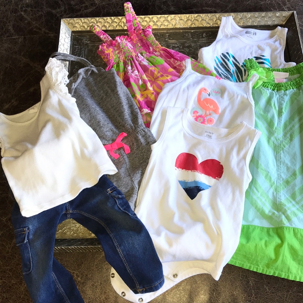 8 piece girls 2T bundle